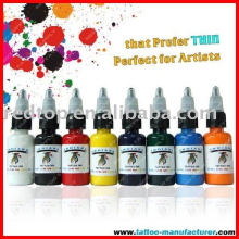 2015 hot sale 8 colors tattoo inks set